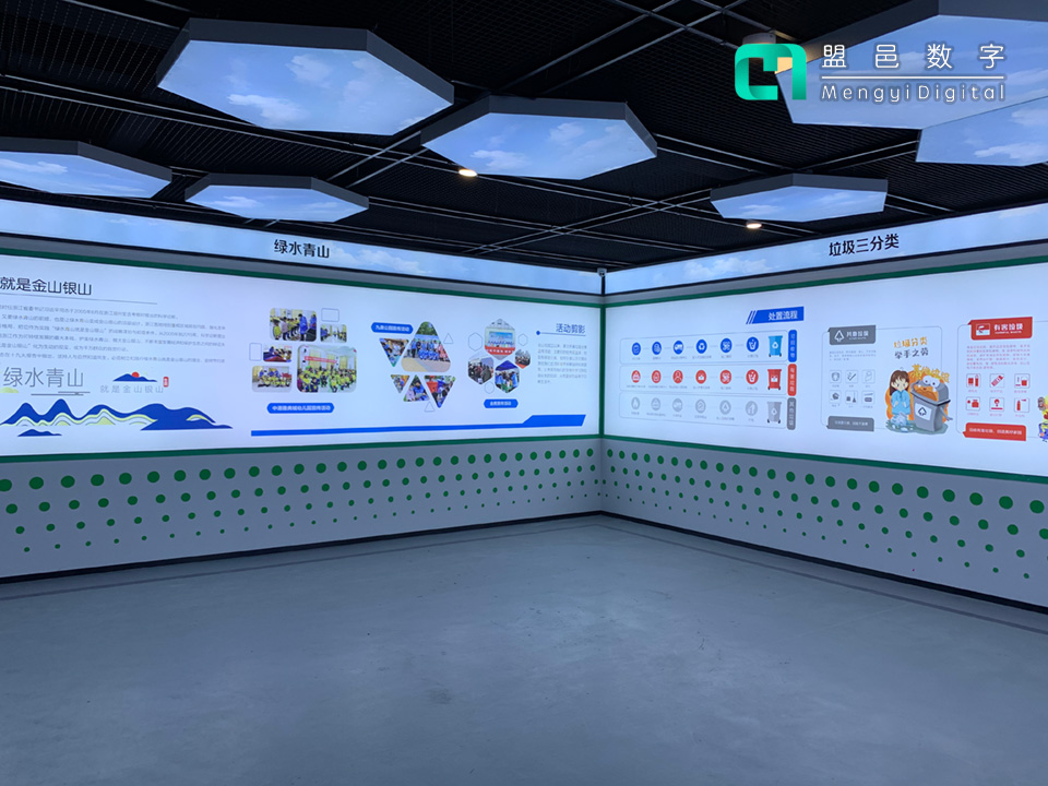 北京環(huán)衛(wèi) 宿遷市垃圾分類墻面互動(dòng)投影