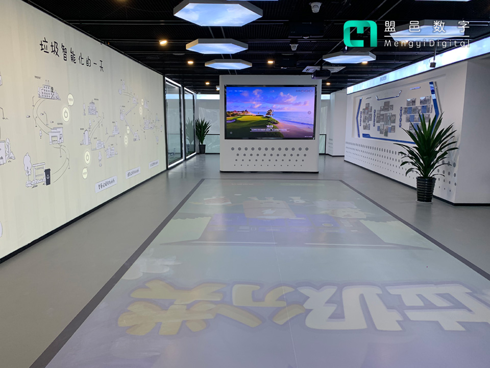 北京環(huán)衛(wèi) 宿遷市垃圾分類墻面互動(dòng)投影