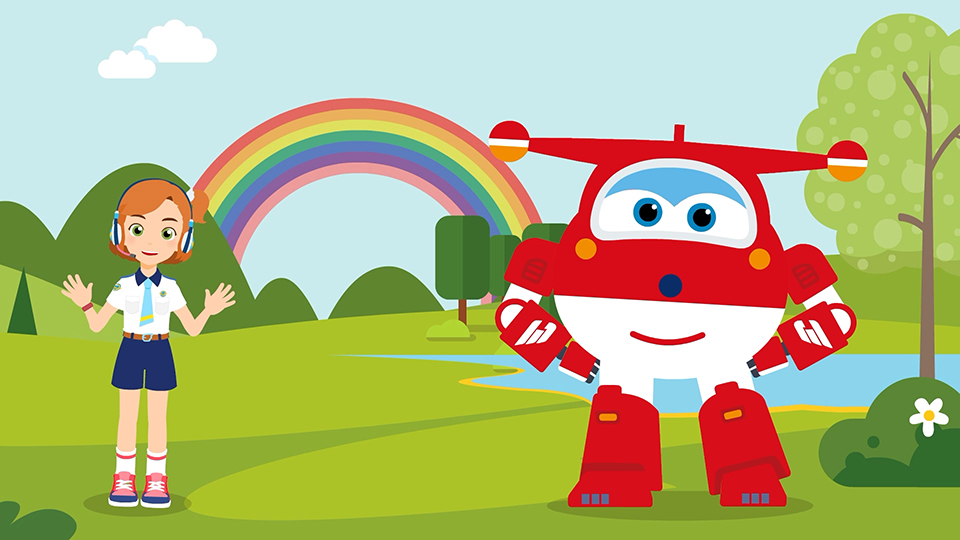 超級(jí)飛俠 學(xué)英語(yǔ)認(rèn)識(shí)顏色