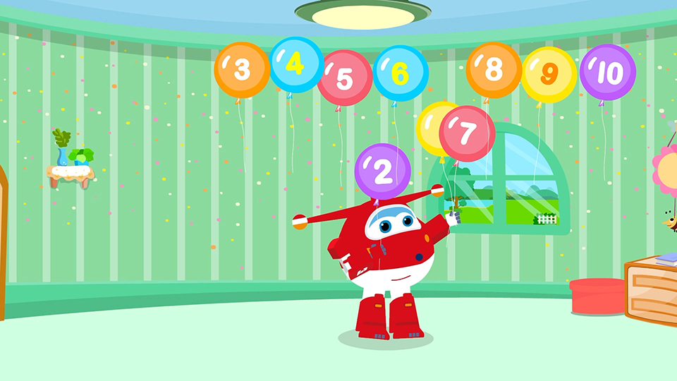 超級(jí)飛俠 學(xué)英語(yǔ)學(xué)習(xí)數(shù)字