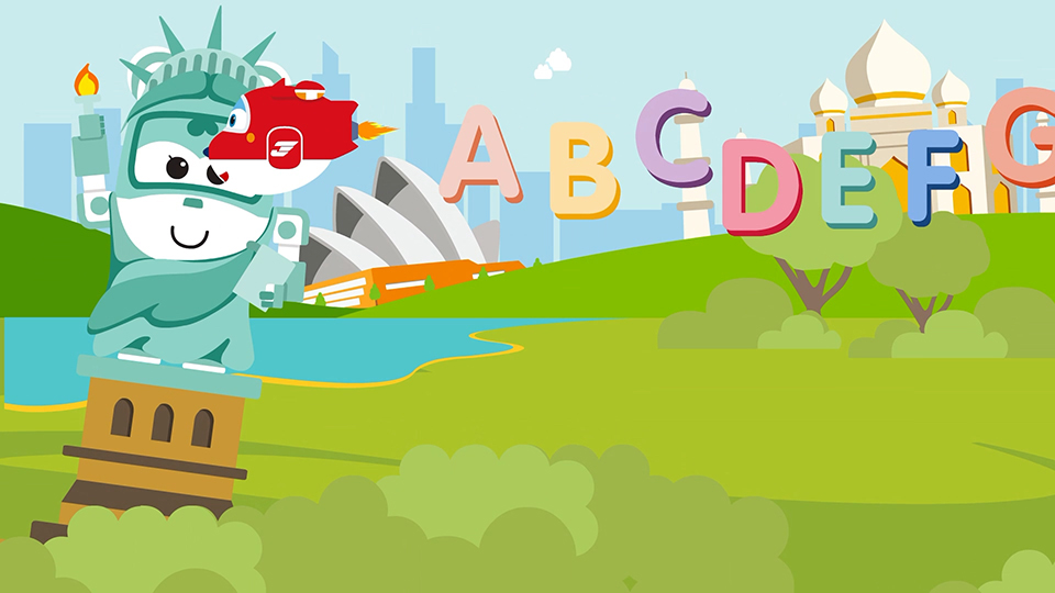 超級飛俠 學(xué)英語字母歌