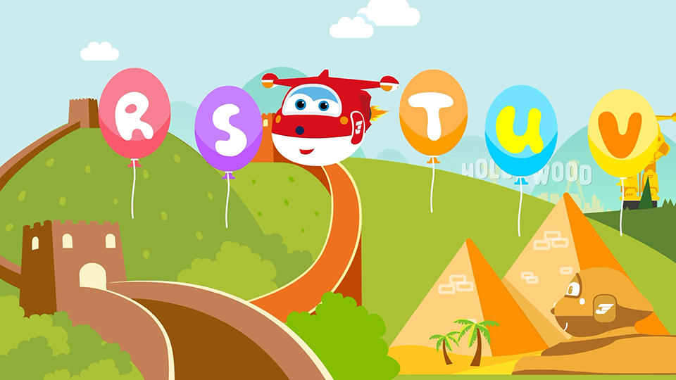 超級飛俠 學(xué)英語字母歌