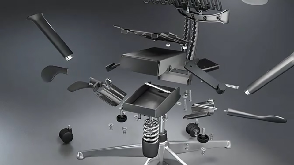 辦公座椅產(chǎn)品 三維動(dòng)畫